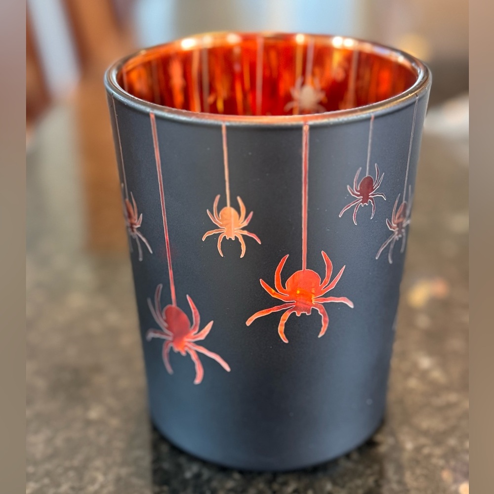 NIB Spider Halloween Candle Holder